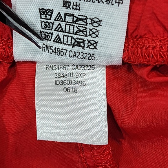 PINK Victoria's Secret Shorts Womens L Red White Side Snap Athletic Running Gym - Picture 6 of 11